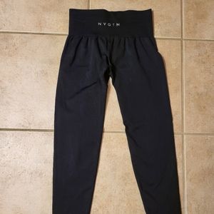 NVGTN Black Solid Seamless Leggings